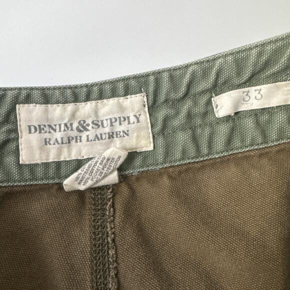 Denim & Supply Ralph Lauren Shorts Mens 33 Military Style - Picture 5 of 11